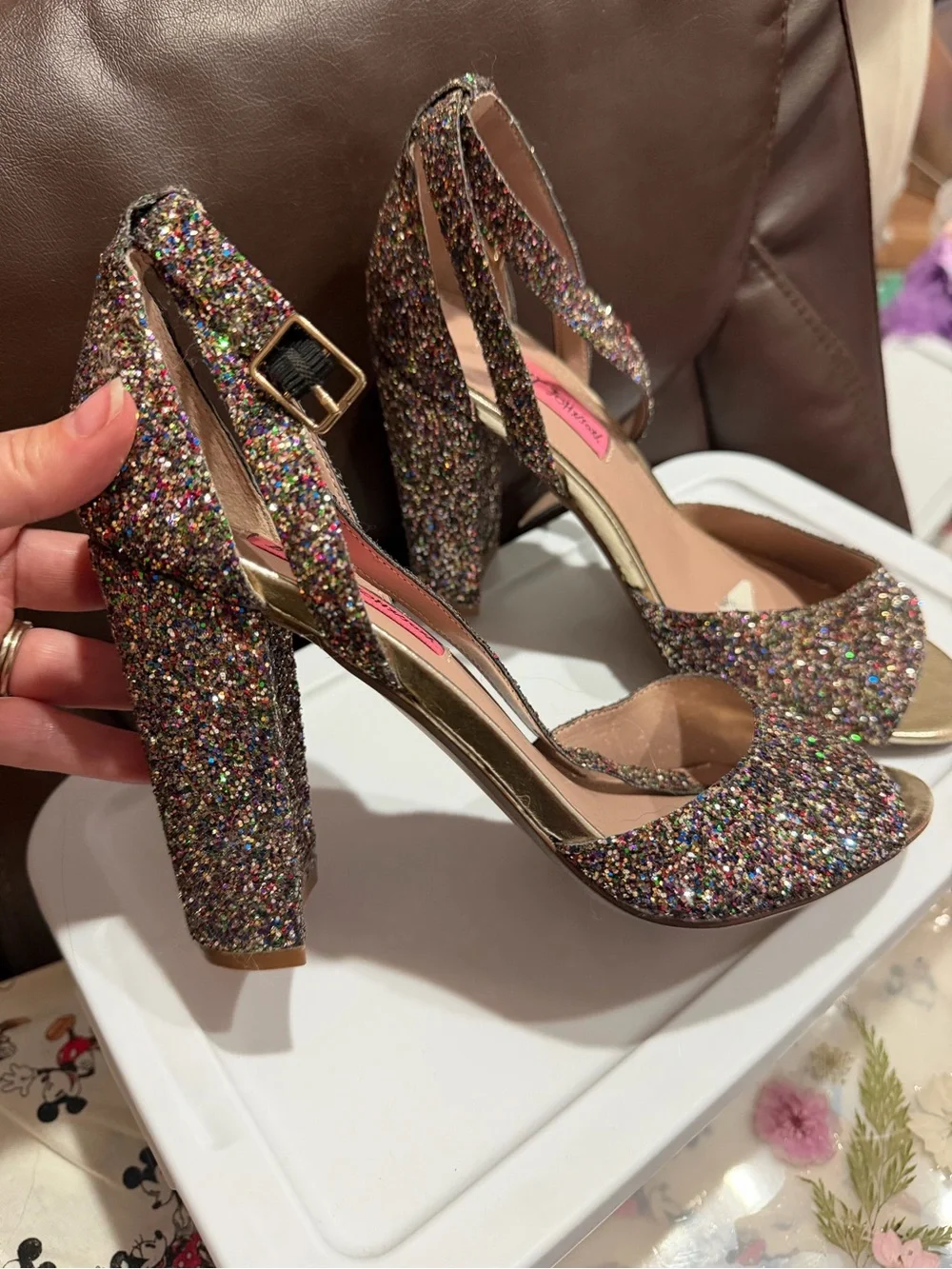 Betsey Johnson sparkling multicolor